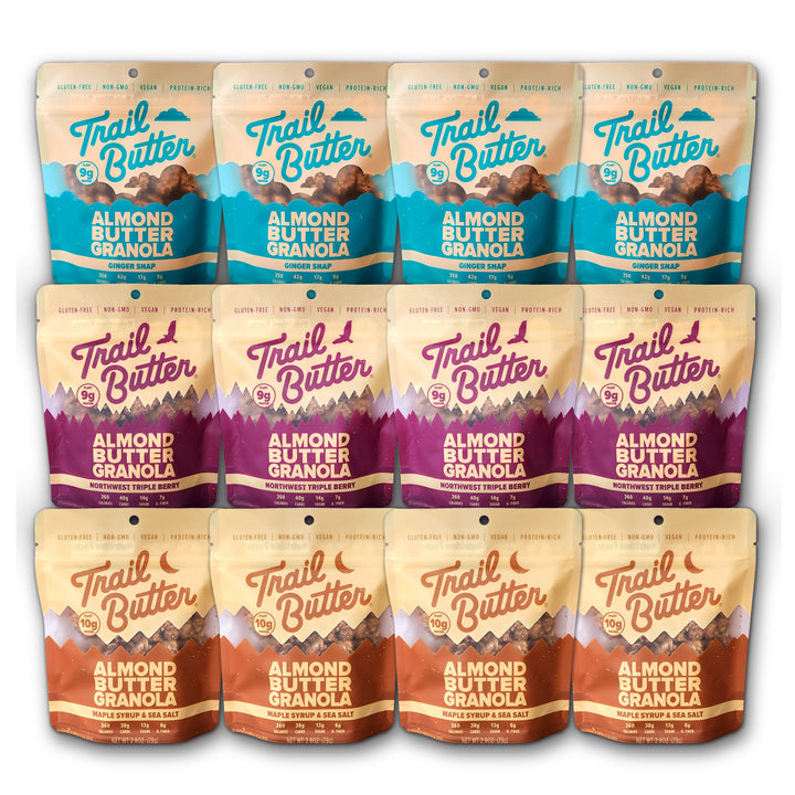 Almond Butter Granola 2.8oz Lil' Crunch Variety (12-Pack)