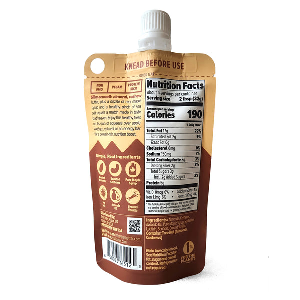 Maple Syrup & Sea Salt 4.5oz Big Squeeze (6-Pack)