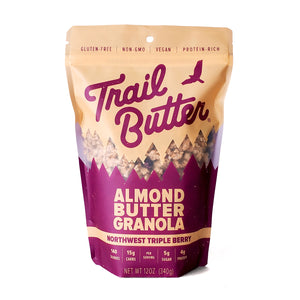 NW Triple Berry Almond Butter Granola 12oz Big Crunch Pouch